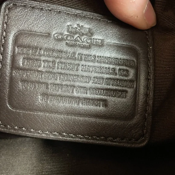 Coach Mini Ruby Python Embossed Purse. - Picture 3 of 9